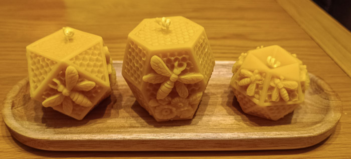 Honeycomb Beeswax Candles