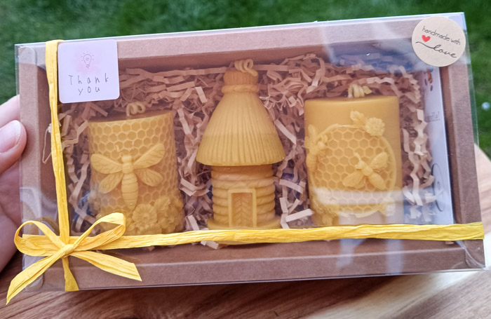 Honeycomb Beeswax Candles