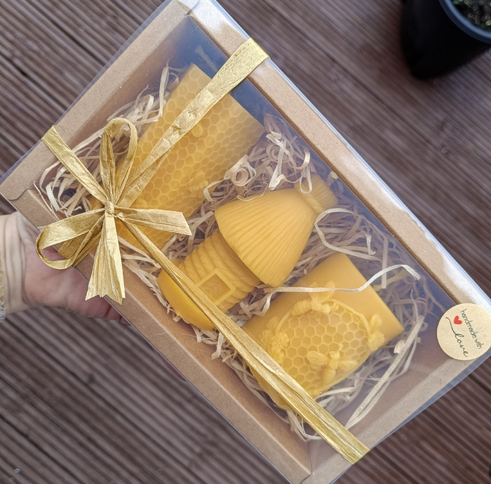 Honeycomb Beeswax Candles