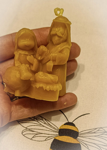 In Bethlehem Beeswax Candle